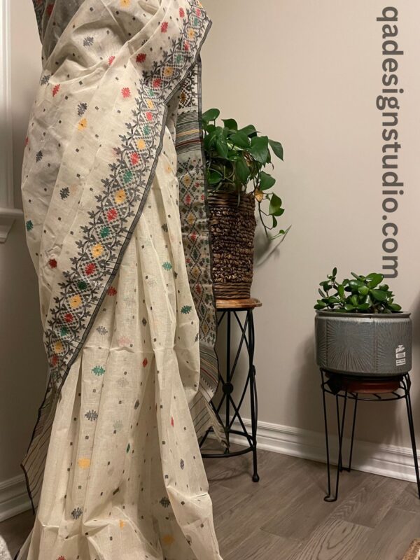 White-Saree-in-Canada