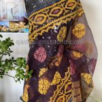 Chocolate Brown Silk Saree