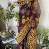 Chocolate Brown Silk Saree