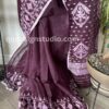 Dark Purple Saree