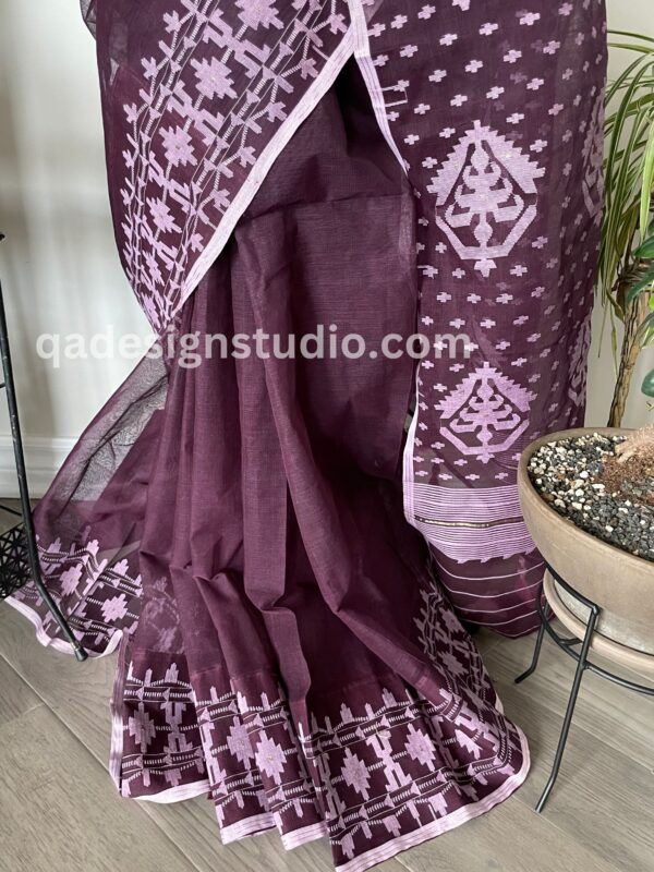 Dark Purple Saree