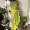 olive green saree