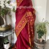 Red Dhakai Jamdani Saree