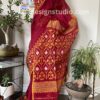 Red Dhakai Jamdani Saree