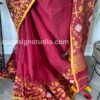 Red Dhakai Jamdani Saree