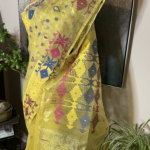 Wedding Saree Yellow Colour