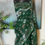 Leaf Green Saree