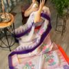 High end Monipuri saree with heavy work