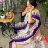 High end Monipuri saree with heavy work