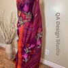 Jam Color Monipuri Saree